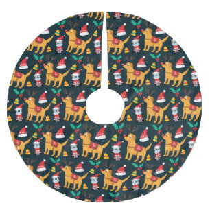 JulValper Julgransmatta Borstad Polyester