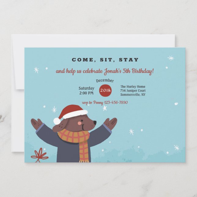 Julvalupprop Inbjudningar (Framsida)