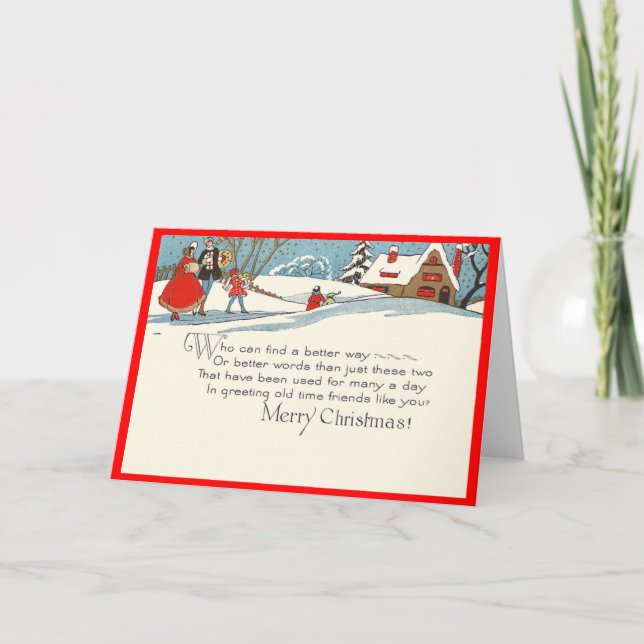 Julvänner Helgkort (Framsida)