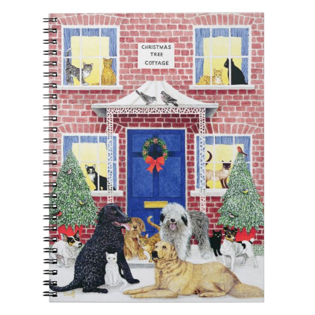 Julvärme Anteckningsbok Med Spiral (Framsidan)