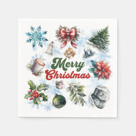 Julvattenfärg Pappersservett