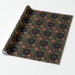 Julvattensfärgad Blommigt Greenery Botanique Presentpapper<br><div class="desc">Vi presenterar vår Anpassningsbar Juli, öppna hus som är pappert och som lovar att sprida helgdag och ange tonen för er festliga sammankomst! Vår unika designade inslagning av pappra fångar helgdag sanna kärna. Den här presenten är perfekten för att skicka inbjudan till dina kära för att fira denna glädjessäsong med...</div>