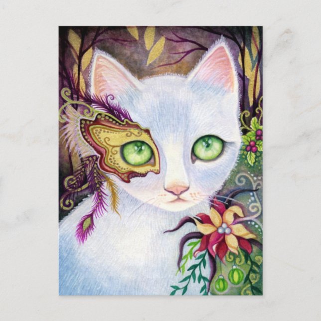 JulVenedig Natten - vykort (Framsida)