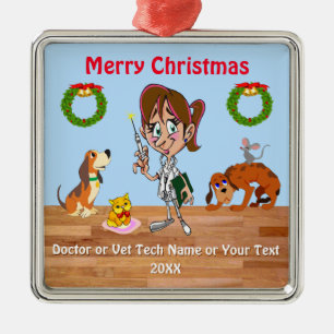 Julveterinär jul Ornament Vet Tech