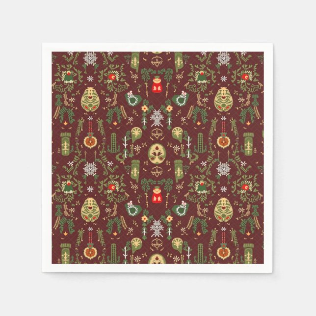 Julvibapkin Pappersservett (Framsidan)
