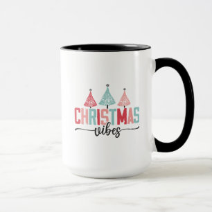 Julvibes - Festive Träd Design Mugg
