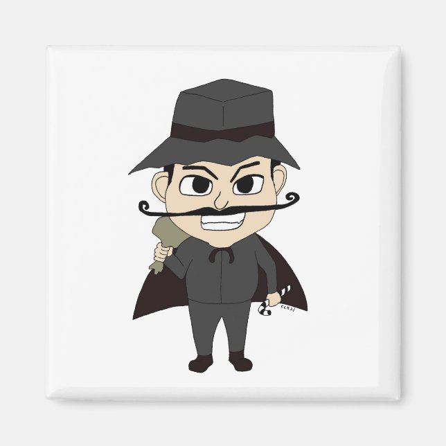 Julvilla Magnet (Framsidan)