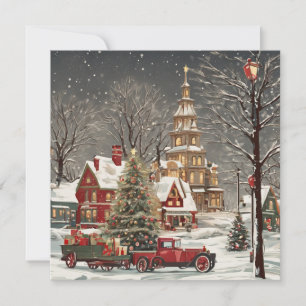 Julvintage Julkort