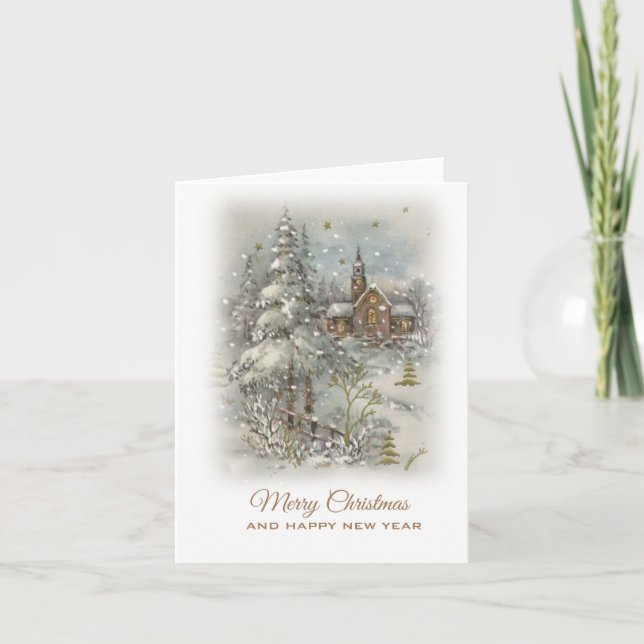Julvintage Kort (Framsida)