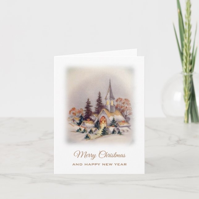 Julvintage Kort (Framsida)