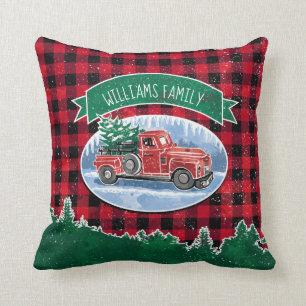 Julvintagelastbilen tillfogar namn kudde