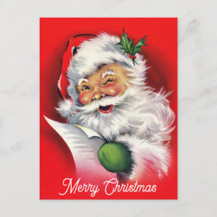 JulVintagen Jultomten Vykort