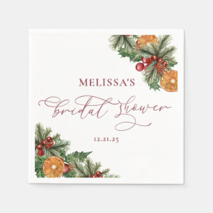 Julvinter-Blommigtens Möhippa Pappersservett