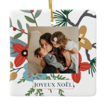 Julvinter Blommor Joyeux Noël Helgdag Photo