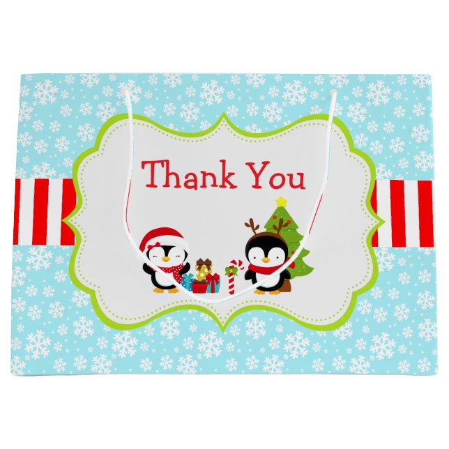 Julvinter Cute Penguins (Framsidan)