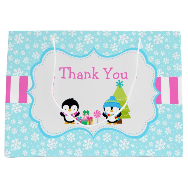 Julvinter Cute Penguins (Framsidan)