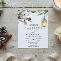 Julvinter-Eleganten Gräs Drop Black Bröllop