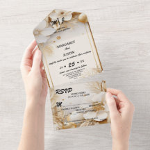 Julvinter Ivory Flower Vintage bröllop