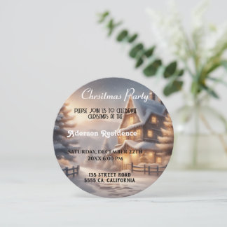 Julvinter Landskapet Party, jul Inbjudningar