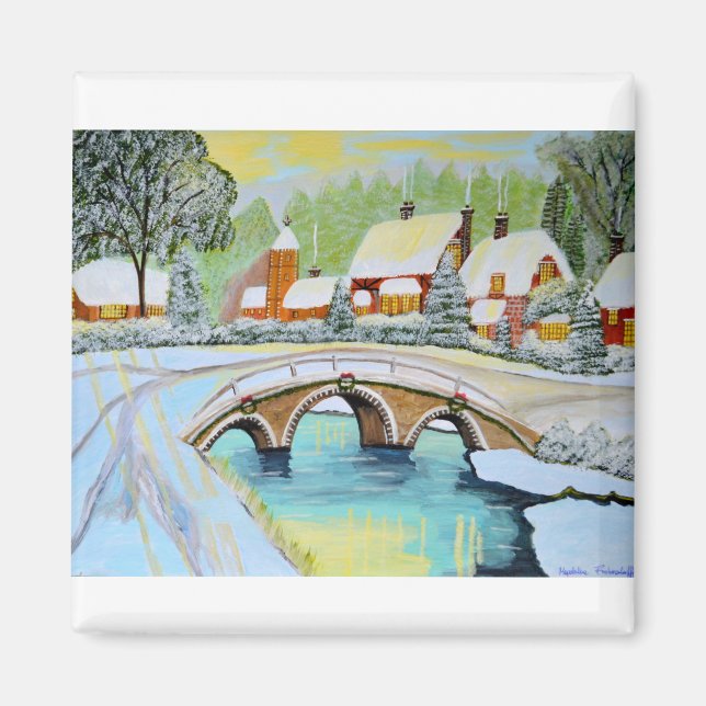 Julvinter Magnet (Framsidan)