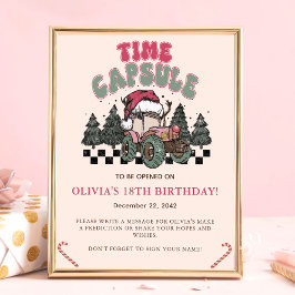 Julvinter Onederland Birthday Time Capsule Poster