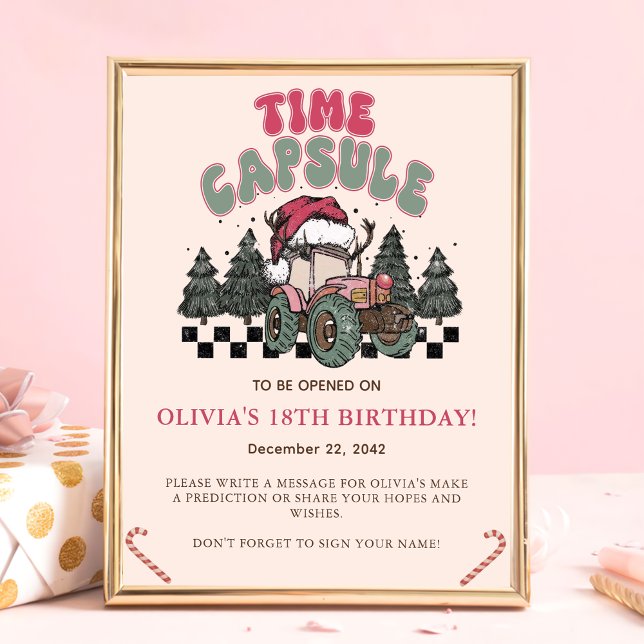 Julvinter Onederland Birthday Time Capsule Poster (Skapare uppladdad)