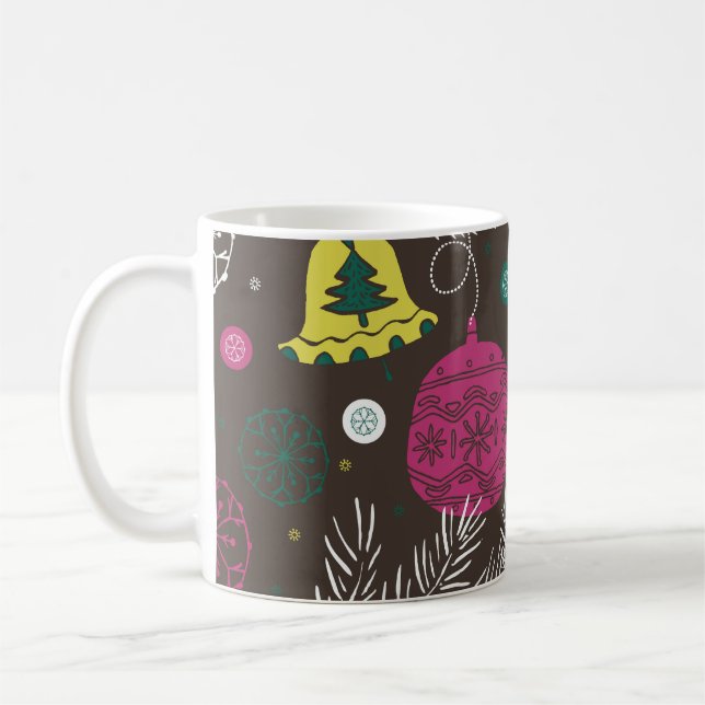 Julvinter: Säsong Mönster. Kaffemugg (Vänster)