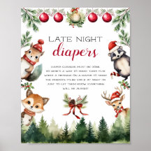 Julvinter Woodland Animals