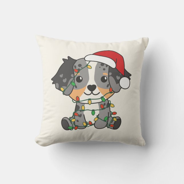 Julvinterdjur i australian shepherd kudde (Framsida)