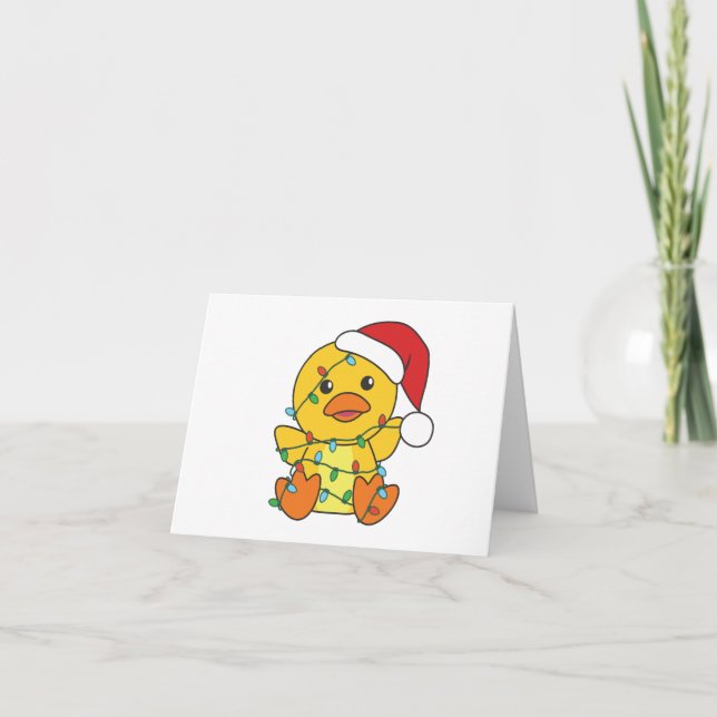 Julvinterdjuren anka Helgdag Anka Helgkort (Framsida)