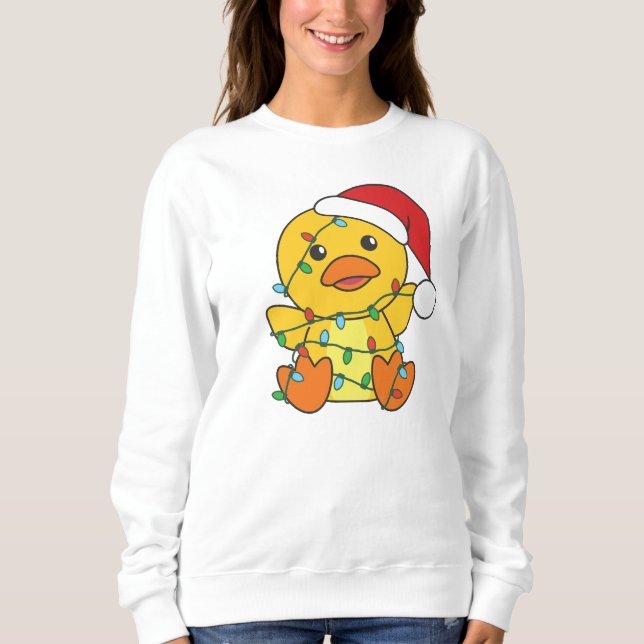 Julvinterdjuren anka Helgdag Anka T Shirt (Framsida)
