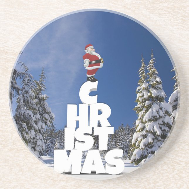 Julvintern landskap underlägg (Framsidan)