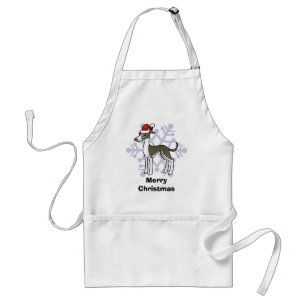 Julvinthund/Whippet/italiensk vinthund Förkläde