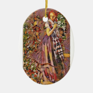 Julvinthunden Julgransprydnad Keramik