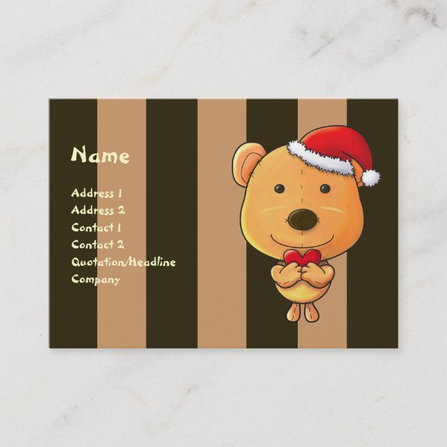 Julvisitkort Visitkort (Framsida)