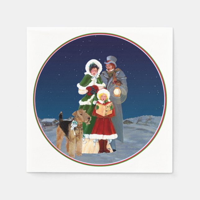 Julvisor Pappersservett (Framsidan)