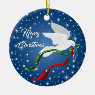 Julvit Dove Ornament