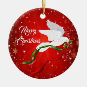 Julvit Dove Ornament