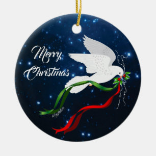 Julvit Dove Ornament