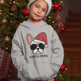 Julvit fransk bulldog t shirt