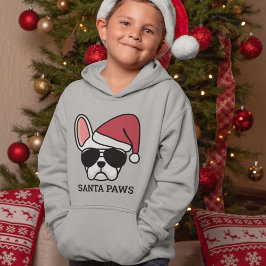 Julvit Fransk Bulldog T Shirt