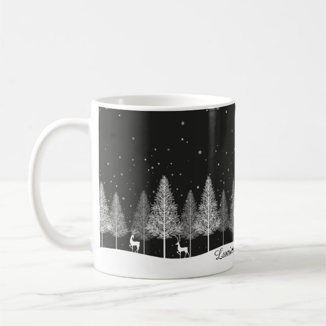 Julvit mugg (Vänster)