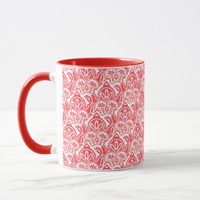 Julvit och Red boho Mugg (Vänster)