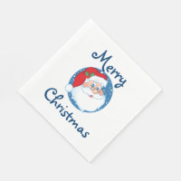 Julvit Standard Luncheon Napkin/Santa