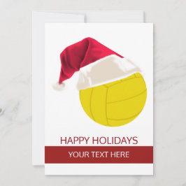 Julvolleyboll Boll Tomte Hatt Julkort
