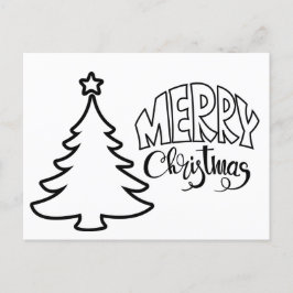 Julvykort - färg och skicka vykort