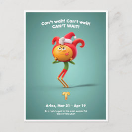 Julvykort för Aries Vykort