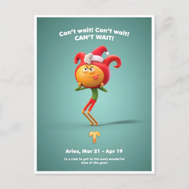 Julvykort för Aries Vykort (Framsida)