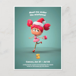 Julvykort för cancer vykort