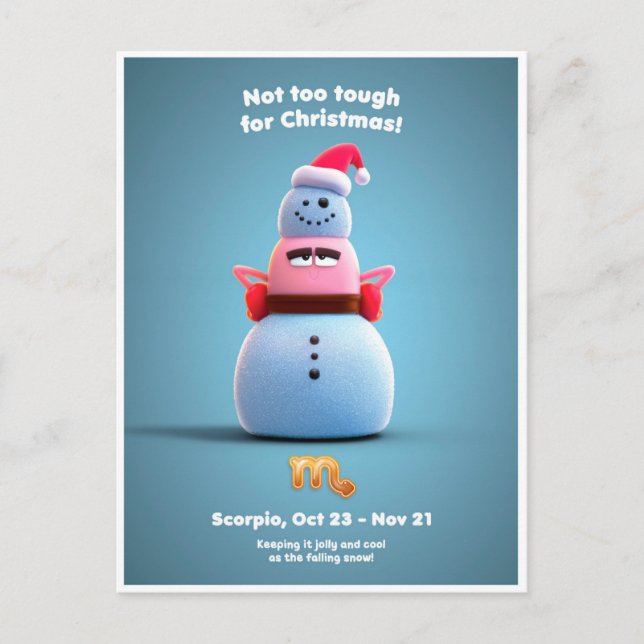 Julvykort för Scorpio Vykort (Framsida)